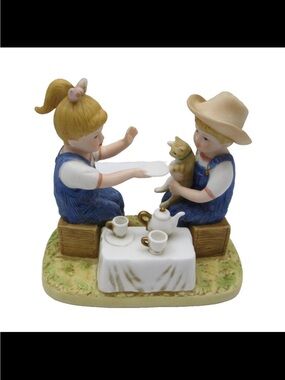 “Afternoon Tea” - Denim Days by Homco (C40)